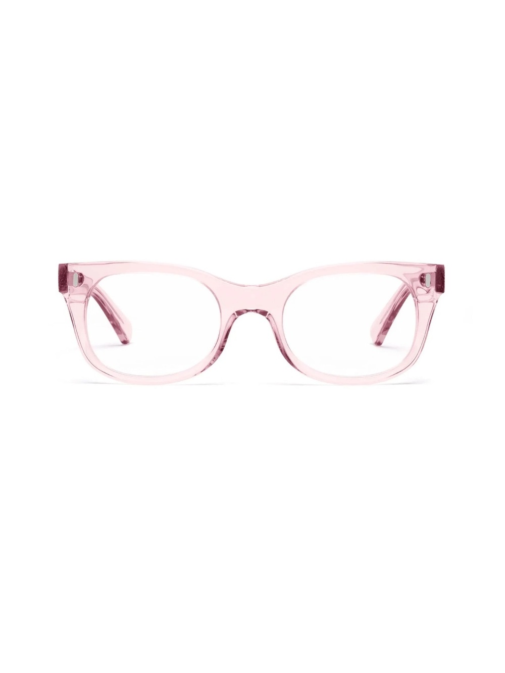 CADDIS Bixby Polished Clear Pink Progressive Reading Glasses +1.50